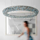 Axyaa Luxury Crystal Chandelier for Restaurant, Living Room, Hotel Lobby & Front Desk
