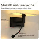 Axyaa Adjustable LED Fabric Wall Light for Bedroom Bedhead Reading