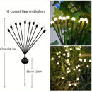 Axyaa Solar Firefly Garden Lights: Wind-Driven LED Outdoor Decor for Ramadan Fest.