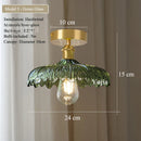 Nordic Glass/Ceramic Ceiling Light by Axyaa - Vintage E27 Fixture for Hallway
