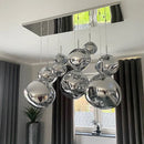 Axyaa Nordic PVC LED Chandelier for Kitchen & Living Room Lighting