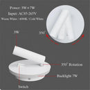 Axyaa LED Wall Lamps 3W 6W Sconce Adjustable Switch Bedside Reading Strip Light