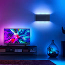 Axyaa LED Touch Wall Lamp Colorful Remote Control Night Light 6W