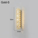 Axyaa Crystal Wall Light: Postmodern Luxury Bedroom & Living Room Minimalist Bedlight