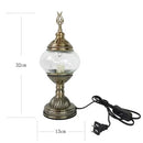 Axyaa Handmade Turkish Table Lamp Plain Light LED Night Lamp for Bedroom