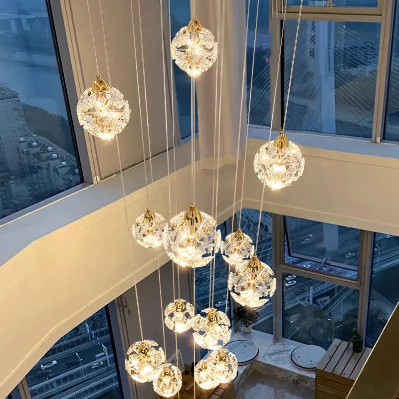 Axyaa Modern Dine Room Pendant Light Ceiling Chandelier LED Hanging Lamp