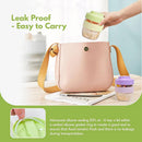 Axyaa Breakfast Oatmeal Cereal Cup Portable Yogurt Salad Spoon Container