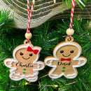 Gingerbread Cookie Ornament Personalized for Kids by Axyaa