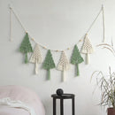 Nordic Christmas Tree Macrame Tapestry for Bedroom Wall Art - Axyaa Aesthetic Decor