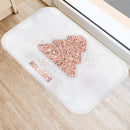 Axyaa Christmas Home Decoration Entry Mat, Non-Slip New Year Gift