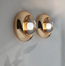 Axyaa Futurism Glass Sconces LED Lighting, Bauhaus Style, Modern Cozy Design