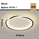 Axyaa LED Round Ceiling Light - Minimalist Room Decor for Living Room, Bedroom, Kitchen