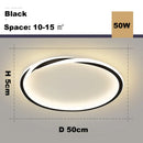 Axyaa Minimalist LED Round Ceiling Light for Home Decor in Living Room, Bedroom & Kitchen