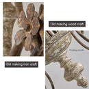 Axyaa French Retro Wooden Chandelier for Elegant Home and Hospitality Spaces