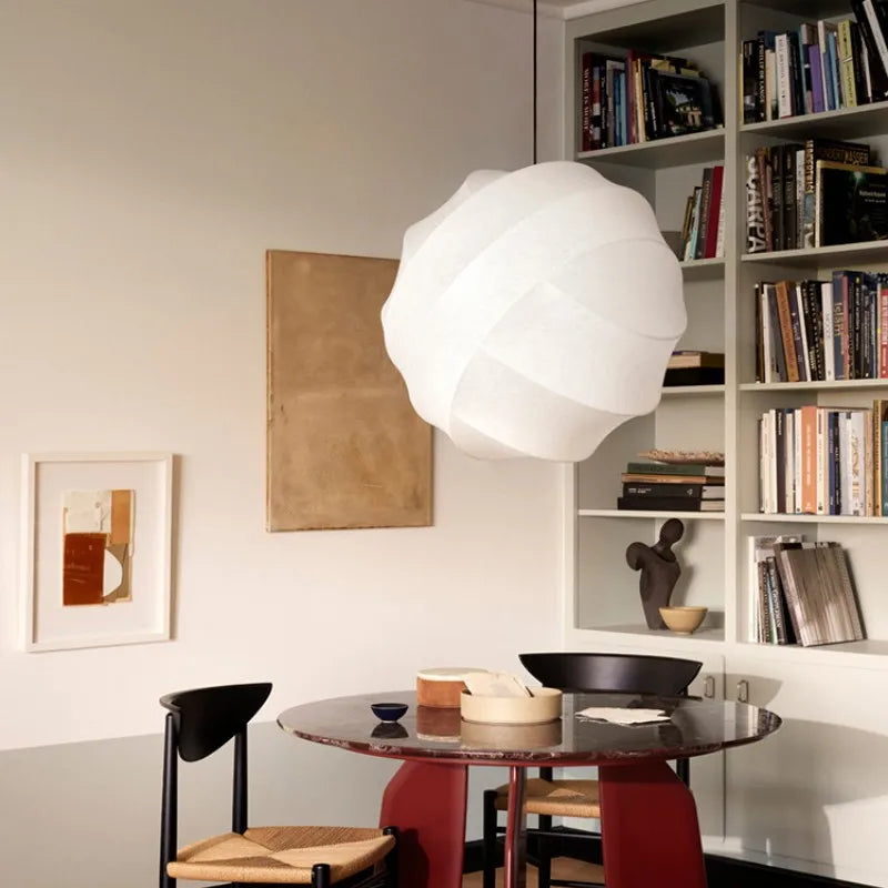 Axyaa Silk Pholc Turner Pendant Light: Elegant Italian Design for Creative Home Decor