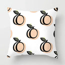 Peachy Pink Pattern Cushion Cover 45X45CM for Sofa Decor by Axyaa