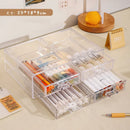 Axyaa Acrylic Stationery Drawer Organizer Watercolor Pen Holder Multi-Layer Storage Rack