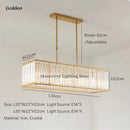 Axyaa Modern Crystal Chandelier for Home Décor and Dining - Elegant Iron Pendant Light