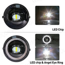 Axyaa LED Fog Light Angel Eyes DRL for Toyota Tacoma Tundra Sequoia 2005-2015