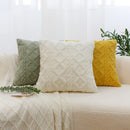 Axyaa Geometric Short Plush Pillowcase Set for Indoor Home Decor