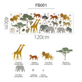Axyaa Boho Bear Nursery Wall Decals Art for Kids Room Decor