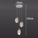 Axyaa Crystal Chandelier Pendant Light for Elegant Living Room and Bedroom Lighting