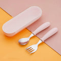 Axyaa Stainless Steel Cartoon Toddler Cutlery Set