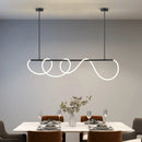 Axyaa Modern Minimalist LED Chandelier for Dining Table Kitchen Living Room