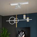 Axyaa Decorative LED Ceiling Fan Lamp for Bedroom