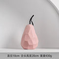 Axyaa Apple Pear Decoration: Simple Ceramic Fruit for Home & Office Décor