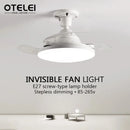 Axyaa Ceiling Fan Light with Remote Control and Dimming