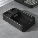 Coffee Grounds Knock Box with Tamper Pad Organizer by Axyaa - Barista Tools