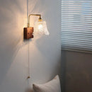 Axyaa Clear Glass LED Wall Light Fixture for Modern Nordic Design