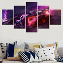 Super Cool Racing Formula F1 Cars Wall Art Poster Painting by Axyaa