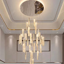 Axyaa Modern Stair Chandelier Pendant Ceiling Light