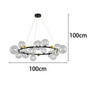 Axyaa LED Chandeliers for Modern Living Room Indoor Lighting