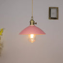Axyaa Ceramic Copper LED Pendant Light for Home Indoor Decor - Nordic Hanglamp