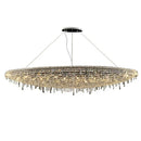 Axyaa Luxe Crystal Chandelier: Modern Italian Design for Living Room Villa Hall