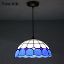 Axyaa Stained Glass Pendant Light for Home Decor and Kitchen Lighting