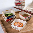 Axya Ceramic Dipping Dish for Soy Sauce, Vinegar, Home Seasoning