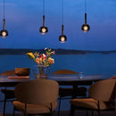 Axyaa Minimalist Glass Headboard Pendant Lamp for Luxury Bedroom