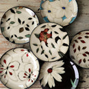Nordic Flower Ceramic Sushi Plate Set for Japanese Restaurant, Axya Brand