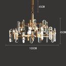 Axyaa Crystal Chandelier Pendant Lights for Luxury Living Room & Dining Room Lighting
