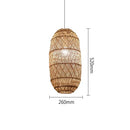 Axyaa Bamboo Wabi Sabi Pendant Light Elegance for Tea Room, Bedroom, Hotpot Restaurant