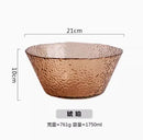 Axyaa Large Bamboo Bowl Set for Creative Dining and Serving