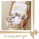 Axya Newborn Milestone Set: Towel, Rattle, Props, Gift