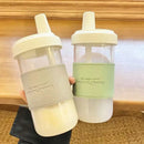 Axyaa Pearl Milk Tea Straw Bottle: Cute, Large Capacity, Drop-proof Juice Cup