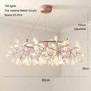 Axyaa Nordic Art LED Pendant Light Chandelier for Living Room, Restaurant, and Kitchen
