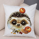 Axyaa Cute Animal Print Pillowcase for Home Sofa Bed Decor