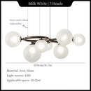 Axyaa Magic Beans Glass Chandelier For Home Restaurant Lighting